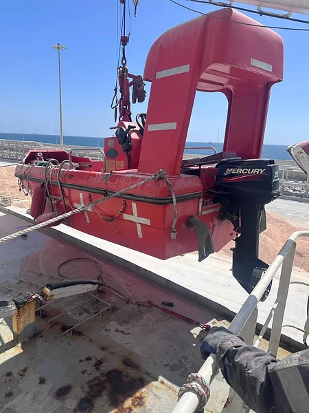 Annual Inspection of Lifeboats @ Port of Salalah, Oman