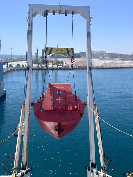 Annual Inspection of Lifeboats @ Port of Salalah, Oman