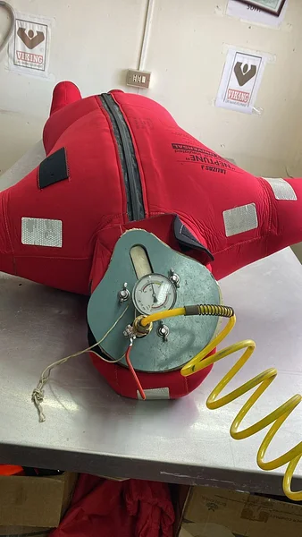 Annual Inspection of Liferafts and Immersion Suits Completed at Penco, Chile.