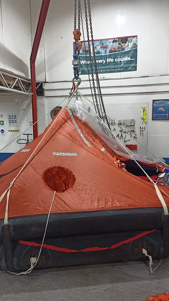 Annual Inspection of Liferafts and Immersion Suits Completed at Penco, Chile.