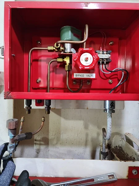 Two-Yearly Shore Service & Inspection Completed for Fixed CO₂ Extinguishing System, Masan, Korea 