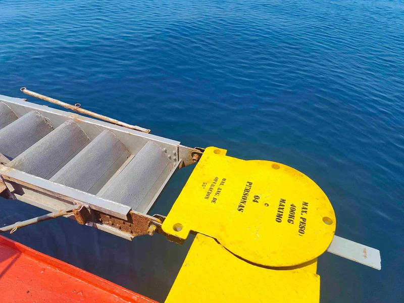 Accommodation Ladder & Commercial Crane Service Executed at Porto Romano, Albania