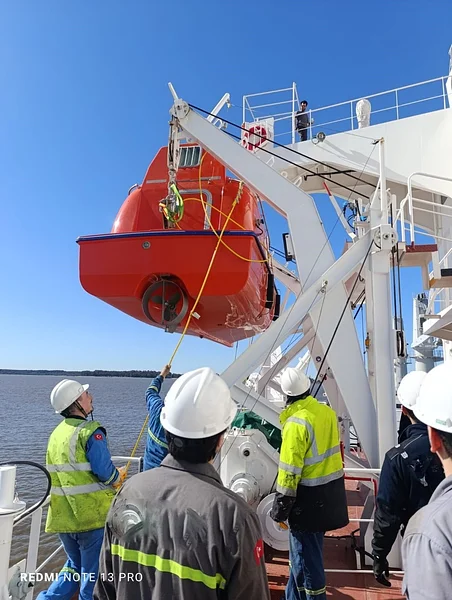 Grateful Hearts, Safer Seas – Lifeboats Annual Survey at Nueva Palmira, Uruguay