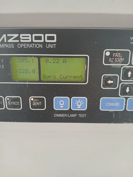 Precision Secured in Gibraltar — Annual Gyrocompass (CMZ900) Overhaul & Inspection Completed with Accuracy & Trust. ✅