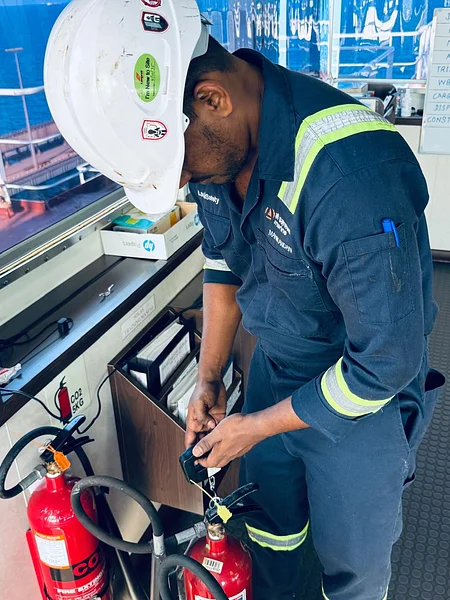 At Sohar Port, Oman, we carried out comprehensive inspection and servicing of lifeboats, rescue boats, and firefighting systems.