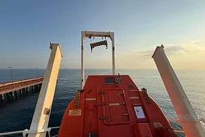At Sohar Port, Oman, we carried out comprehensive inspection and servicing of lifeboats, rescue boats, and firefighting systems.