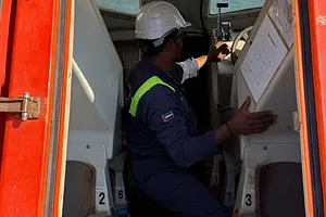 At Sohar Port, Oman, we carried out comprehensive inspection and servicing of lifeboats, rescue boats, and firefighting systems. in Sohar